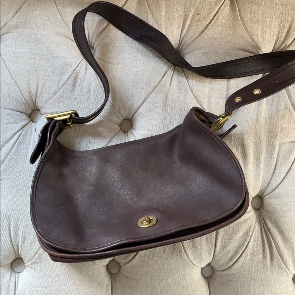 Authentic coach leather bag